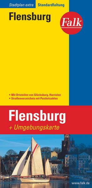 Falk Stadtplan Extra Standardfaltung Flensburg