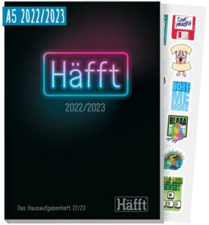 Häfft 22/23 - Das Hausaufgabenheft! [Neon Black]