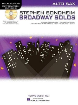 Stephen Sondheim - Broadway Solos: Alto Sax