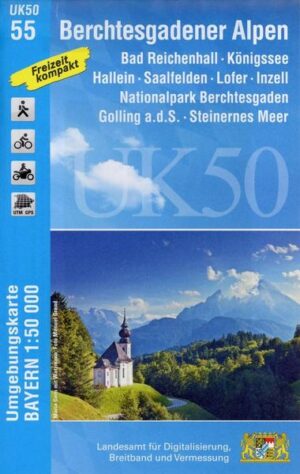 Berchtesgadener Alpen 1 : 50 000 (UK50-55)