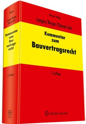 Kommentar zum Bauvertragsrecht