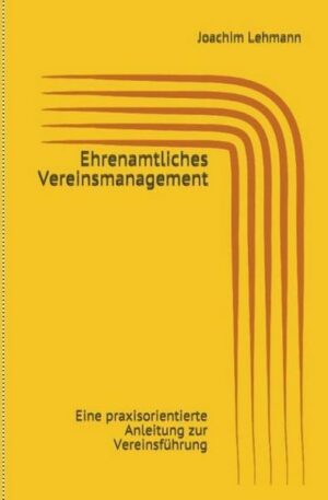 Ehrenamtliches Vereinsmanagement