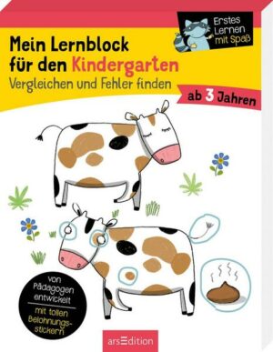 Mein Lernblock für den Kindergarten – Vergleichen und Fehler finden