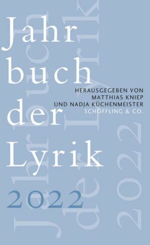 Jahrbuch der Lyrik 2022