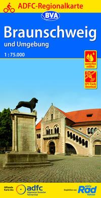 ADFC-Regionalkarte Braunschweig und Umgebung 1:75.000