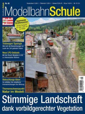 Modellbahn Schule 45-Stimmige Landschaft