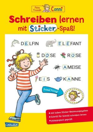 Conni Gelbe Reihe (Beschäftigungsbuch): Schreiben lernen mit Sticker-Spaß