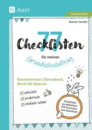 77 Checklisten für meinen Grundschulalltag