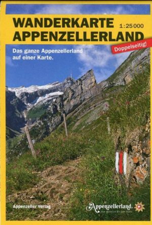 Wanderkarte Appenzellerland 1:25000
