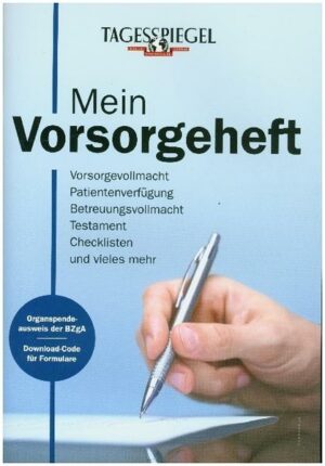 Mein Vorsorgeheft