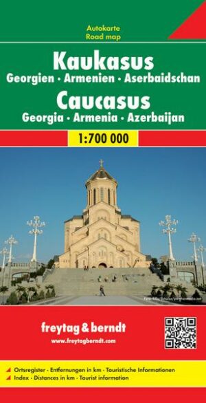 Kaukasus - Georgien - Armenien - Aserbaidschan 1 : 700.000