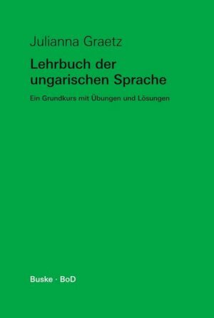 Lehrbuch der ungarischen Sprache