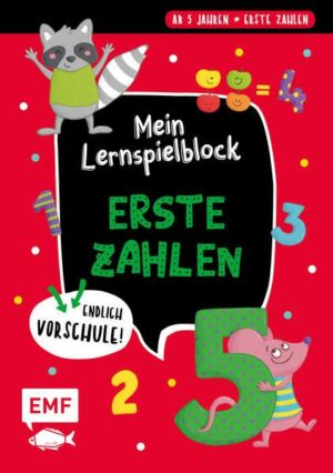 Endlich Vorschule! Mein Lernspielblock – Erste Zahlen