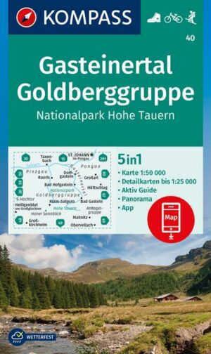 KOMPASS Wanderkarte 40 Gasteinertal