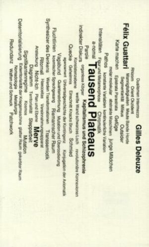 Tausend Plateaus