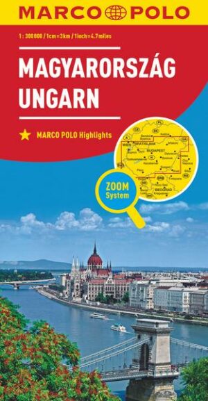 MARCO POLO Länderkarte Ungarn 1:300 000