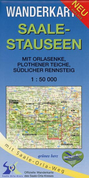 Saalestauseen 1 : 50 000 Wanderkarte