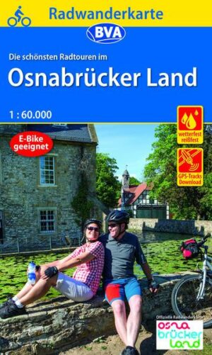 Radwanderkarte BVA Radwandern im Osnabrücker Land 1:60.000