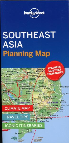 Lonely Planet Southeast Asia Planning Map 1