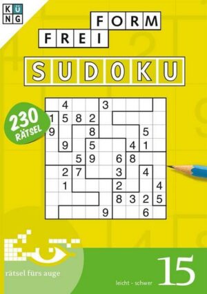 Freiform-Sudoku 15 Taschenbuch