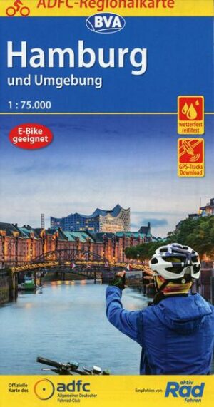 ADFC-Regionalkarte Hamburg und Umgebung 1:75.000