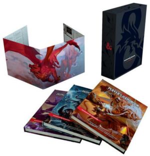 Dungeons & Dragons Core Rulebooks Gift Set (Special Foil Covers Edition with Slipcase