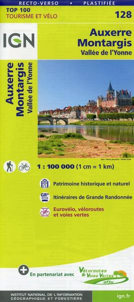 Auxerre Montargis 1:100 000