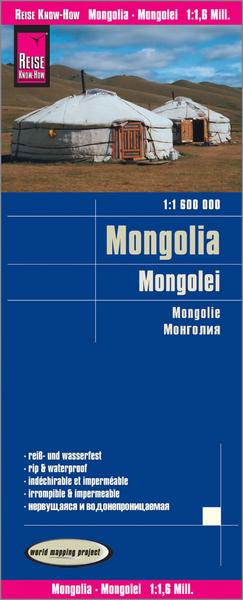 Reise Know-How Landkarte Mongolei (1:1.600.000)