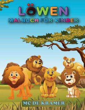 Löwen Malbuch für Kinder