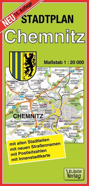 Stadtplan Chemnitz 1 : 20 000