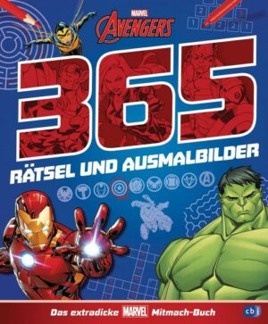MARVEL Avengers 365 Rätsel und Ausmalbilder - Das extradicke MARVEL-Mitmach-Buch