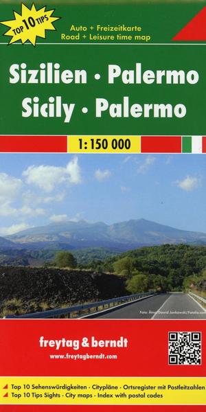 Sizilien - Palermo 1 : 150 000. Auto- und Freizeitkarte