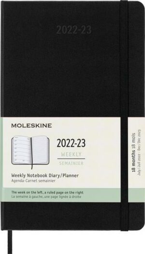 Moleskine 18 Monate Wochen Notizkalender 2022/2023