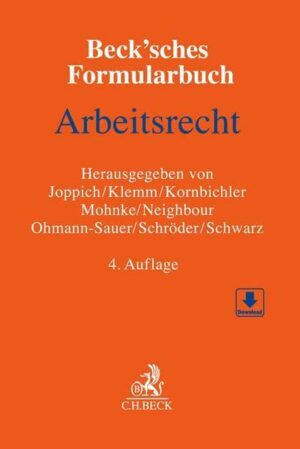 Beck'sches Formularbuch Arbeitsrecht