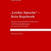 „Leichte Sprache“ – Kein Regelwerk