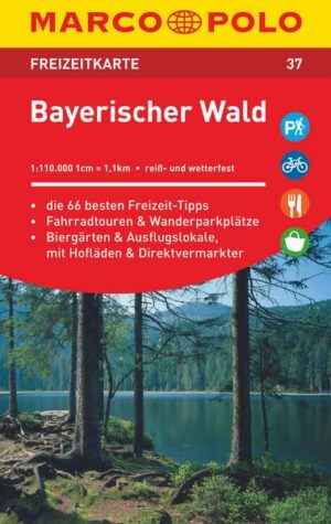MARCO POLO Freizeitkarte Bayerischer Wald 1:110 000