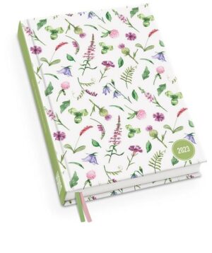 Lovely Flowers Taschenkalender 2023 - Blumen-Design - Terminplaner mit Wochenkalendarium - Format 11