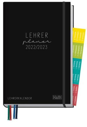 Lehrer-Planer A4+ 22/23 [Black Edition]