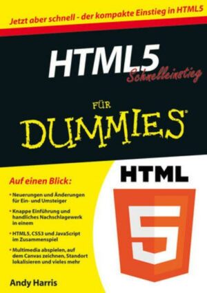HTML5 Schnelleinstieg für Dummies