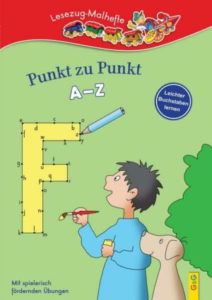 LESEZUG/ Malbuch: Punkt zu Punkt - A-Z