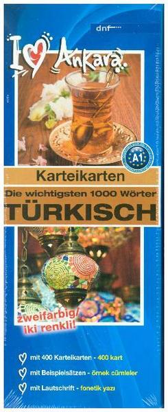 Karteikarten Die wichtigsten 1000 Wörter Türkisch (A1)