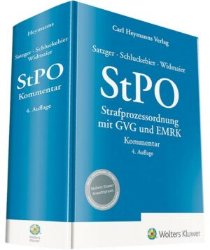 StPO Strafprozessordnung mit GVG und EMRK