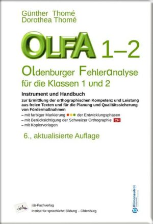 OLFA 1-2: Oldenburger Fehleranalyse für die Klassen 1 und 2.