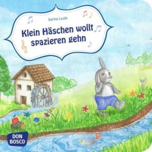 Klein Häschen wollt spazieren gehn. Mini-Bilderbuch.