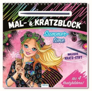 Trötsch Mal- und Kratzblock 'Summertime'