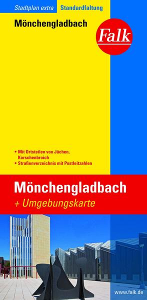 Falk Stadtplan Extra Standardfaltung Mönchengladbach