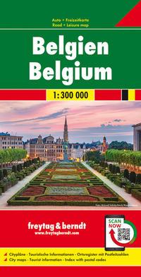 Belgien 1 : 300 000. Autokarte