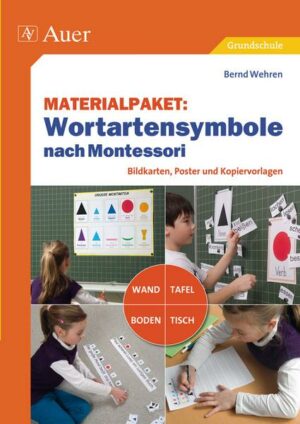 Materialpaket Wortartensymbole nach Montessori