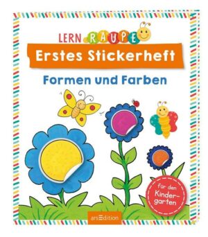 Lernraupe – Erstes Stickerheft – Formen und Farben