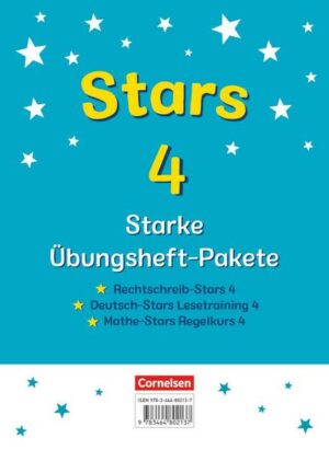 STARS - starke Übungshefte - Übungsheftpakete Deutsch und Mathematik - 4. Schuljahr